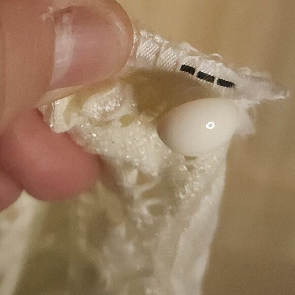 Maurices Cream Lace Stretchy Tunic Top Small - Picture 5 of 6